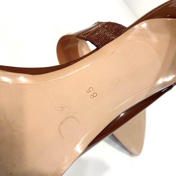 BCBGeneration Brown Heels in Transparent Vinyl Women’s Size 8.5 - Picture 12 of 13